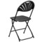Emma and Oliver 2 Pack Wedding Party Event Fan Back Plastic Folding Chair Home Office